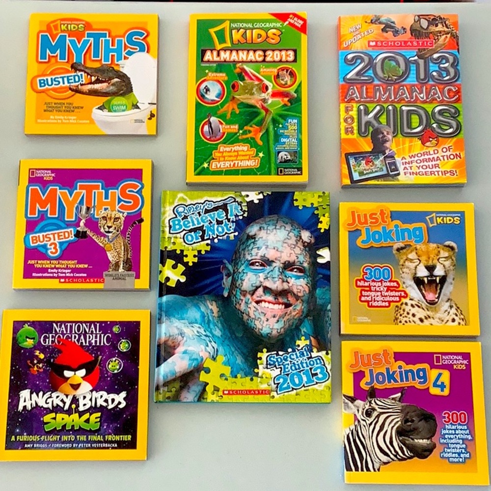 National Geographic/Ripley’s kids books